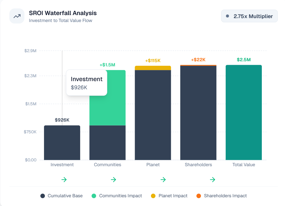 SROI Waterfall Analysis